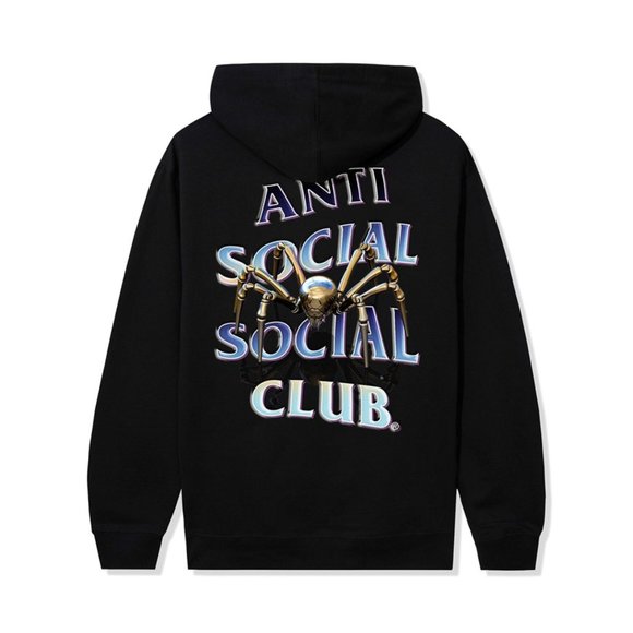 Anti Social Social Club Crawl To Me Black Hoodie ASSC DS